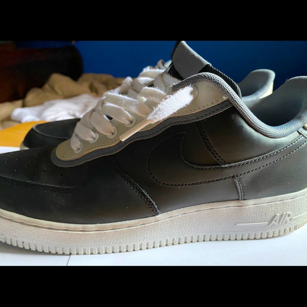 Black, grey and white Air Force 1 Lvl 8 size 11.5